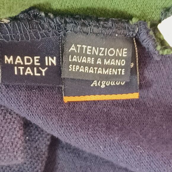 Harmont & Blaine Polo Shirt XXL Golf Spell Out 90's Preppy Casual Dachsund Italy - Picture 6 of 9